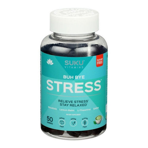 SUKU Vitamins, Buh Bye Stress Gummies, 50 Count SUKU Vitamins