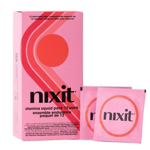 Nixit, Stamina Squad Condoms, 12 Count Nixit