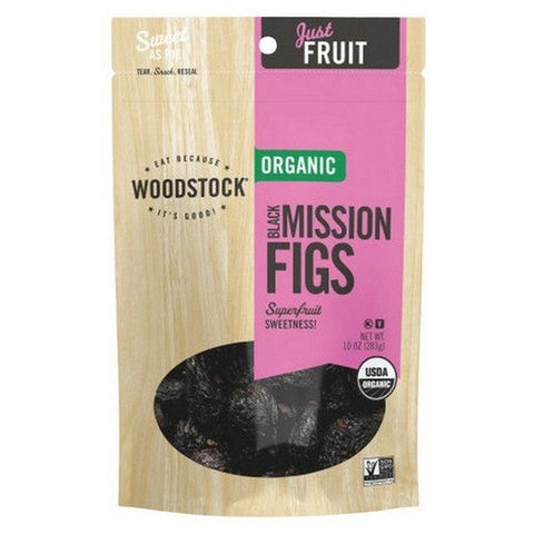 Woodstock, Organic Figs Black Mission, 10 Oz (Case Of 8) Woodstock
