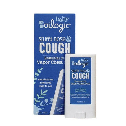 Oilogic, Baby Stuffy Nose & Cough Essential Oil Vapor Chest Rub, .42 Oz Oilogic