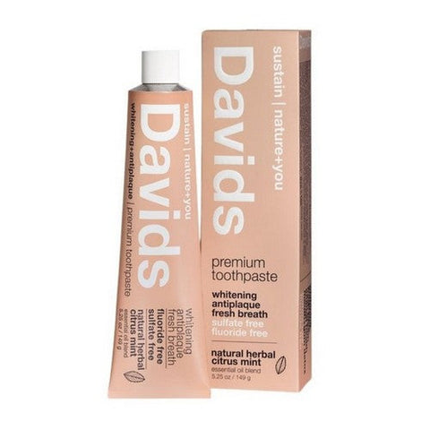 Davids, Herbal Citrus Mint Toothpaste, 3.5 Oz Davids