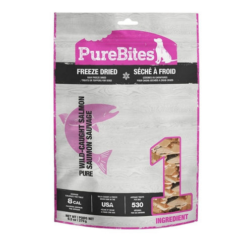 Purebites Freeze Dried Dog Treats 9.5 Oz, Salmon by PureBites