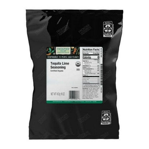 Frontier Coop, Organic Tequila Lime Seasoning, 1 Lb Frontier Coop