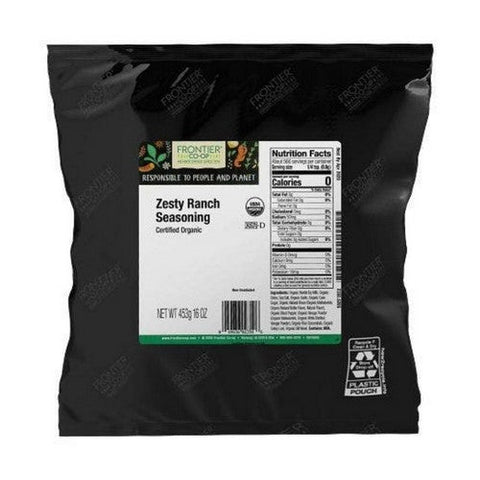 Frontier Coop, Organic Zesty Ranch Seasoning, 1 Lb Frontier Coop