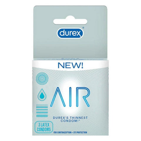 Durex, Air Latex Condoms, 3 Count Durex