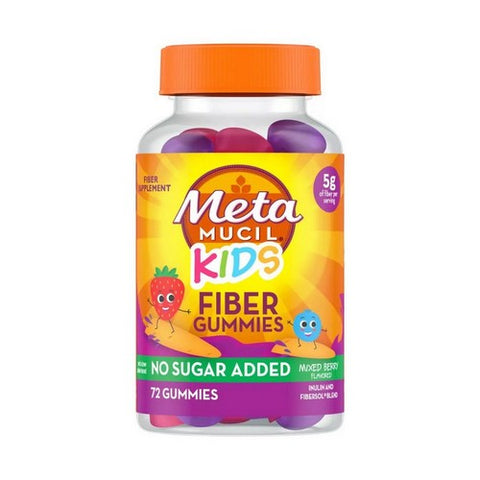 Metamucil, Kids Fiber Gummies Mixed Berry, 72 Gummies Metamucil