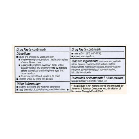 Foster And Thrive, Maximum Strength Acid Reducer Famotidine, 20 Mg, 50 Tabs Foster And Thrive