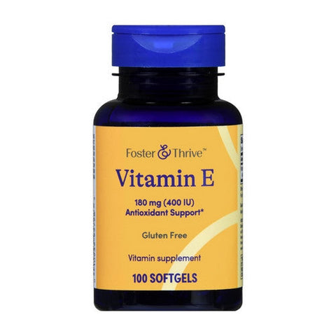 Foster And Thrive, Vitamin E, 180 Mg, 100 Softgels Foster And Thrive