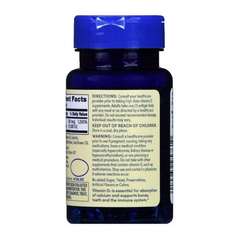 Foster And Thrive, Vitamin D3, 250 Mcg, 100 Softgels Foster And Thrive
