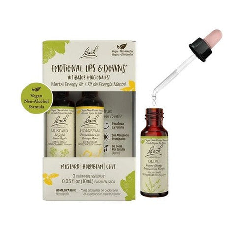 Bach, Emotional Ups And Downs Mental Energy Kit, 3 Count Bach