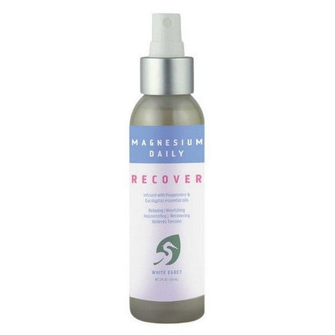 White Egret, Magnesium Daily Recover, 2 Oz White Egret