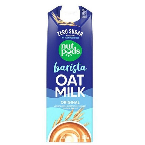 Nutpods, Original Barista Oat Milk, 32 Oz (Case Of 6) Nutpods