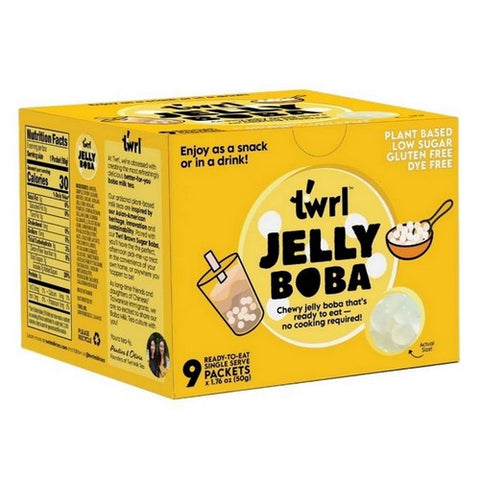 Twrl Milk Tea, Crystal Boba Jelly Tea, 1.76 Oz X 6 Count (Case Of 6) Twrl Milk Tea