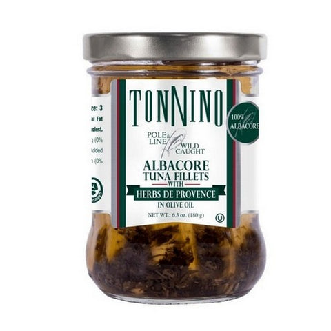 Tonnino, Albacore Tuna Fillet With Herbs De Provence In Olive Oil, 6.3 Oz (Case Of 6) Tonnino