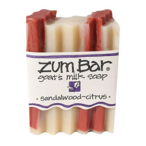 Zum, Indigo Wild Bar Sandalwood Citrus Goats Milk Soap, 3 Oz (Case Of 6) Zum