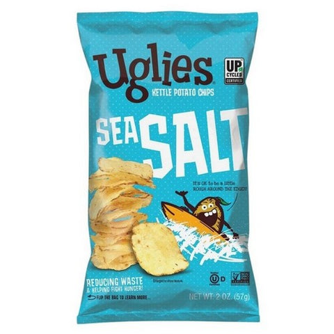 Uglies, Sea Salt Kettle Potato Chips, 2 Oz (Case Of 24) Uglies