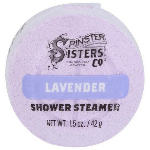 Spinster Sisters Co, Lavender Shower Steamer, 1.5 Oz (Case Of 6) Spinster Sisters Co