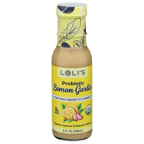 Loli's Foods, Organic Lemon Garlic Probiotic, 8 Oz (Case Of 6) Loli's Foods