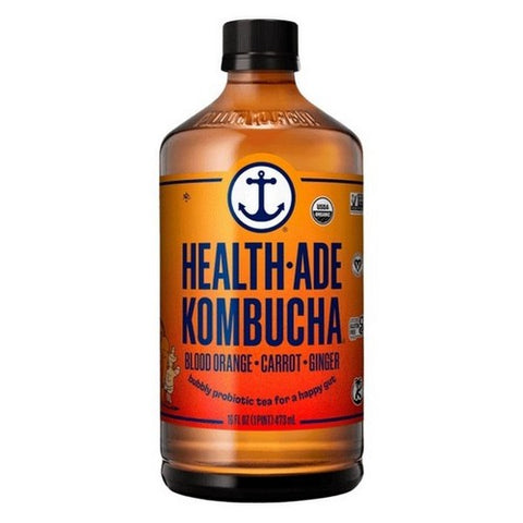Health-Ade, Blood Orange Carrot Ginger Kombucha, 16 Oz (Case Of 12) Health-Ade
