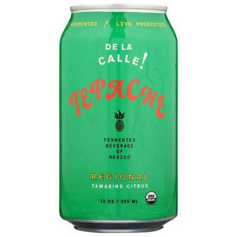 De La Calle, Fermented Beverage Tepache Regional Tamarind Citrus, 12 Oz (Case Of 12) De La Calle