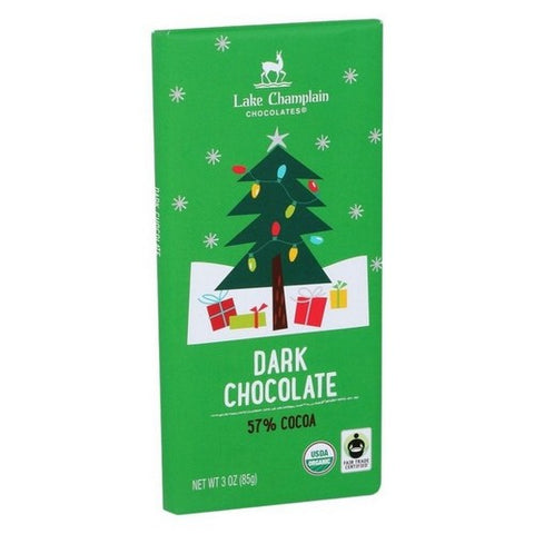 Lake Champlain, Organic Bar Dark Chocolate 57% Cocoa, 3 Oz (Case Of 12) Lake Champlain