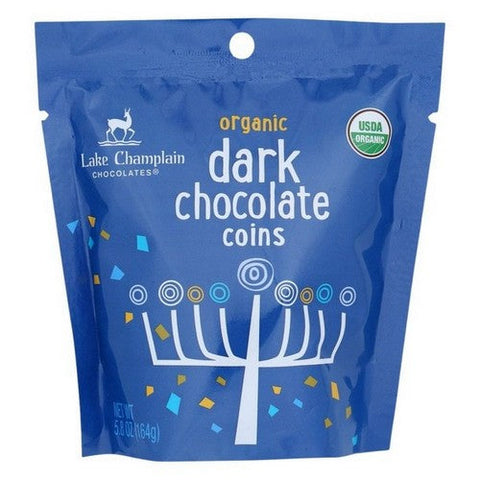 Lake Champlain, Organic Hanukkah Dark Chocolate Coins, 5.8 Oz (Case Of 12) Lake Champlain