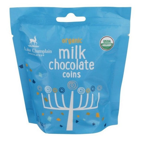 Lake Champlain, Organic Hanukkah Milk Chocolate Coins, 5.8 Oz (Case Of 12) Lake Champlain