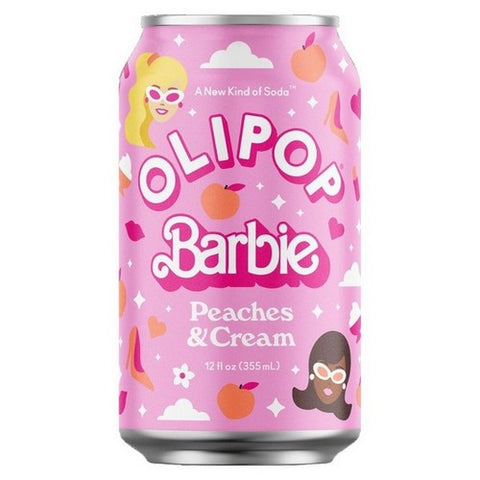 Olipop, Soda Peaches And Cream, 12 Oz (case Of 12) Olipop