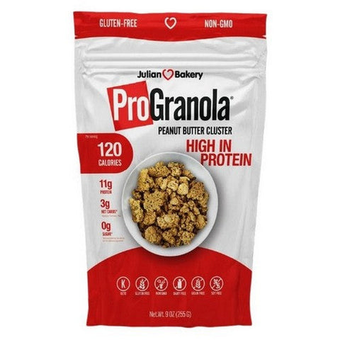 Julian Bakery, ProGranola Peanut Butter Cluster, 9 Oz (Case Of 6) Julian Bakery