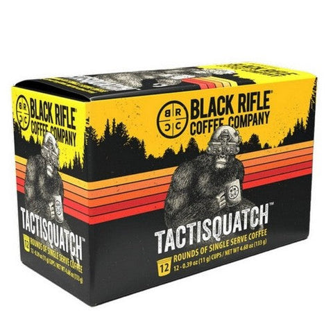 Black Rifle Coffee, Tactisquatch Dark Roast Coffee, 4.68 Oz (Case Of 6) Black Rifle Coffee