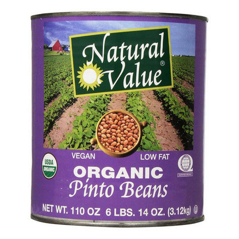 Organic Pinto Beans 108 Oz (Case Of 6) by Natural Value
