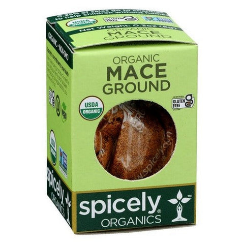 Spicely Organics, Organic Ground Mace, 0.3 Oz (Case Of 6) Spicely Organics
