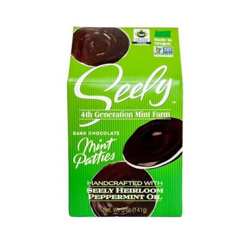 Seely, Dark Chocolate Mint Patties, 5 Oz (Case Of 6) Seely