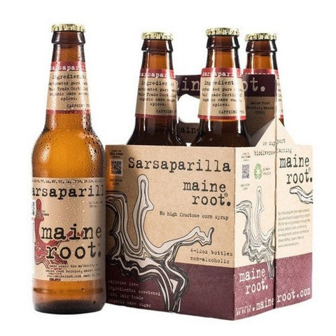 Maine Root, Sarsaparilla Soft Drink, 12 Oz X 4 Count (Case Of 6) Maine Root