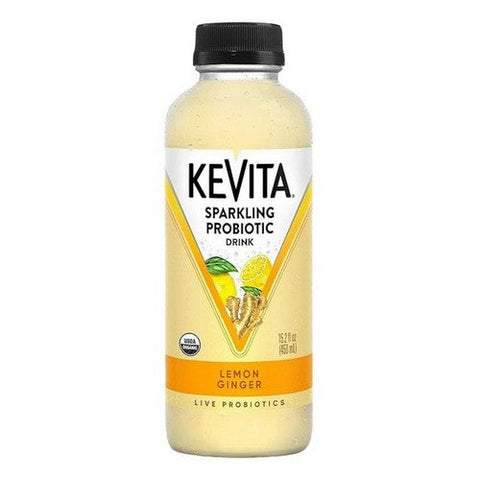Kevita, Sparkling Probiotic Drink Lemon Ginger, 15.2 Oz (Case Of 6)