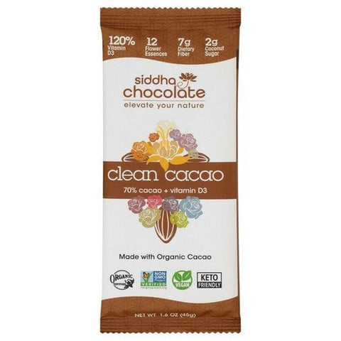 Siddha Remedies, Siddha Chocolate Clean Cacao, 45 Grams (Case Of 6) Siddha Remedies