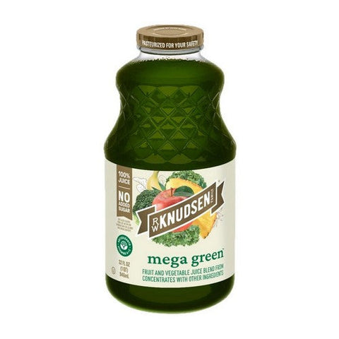 Rw Knudsen Family, Mega Green Juice, 32 Oz (Case Of 6)