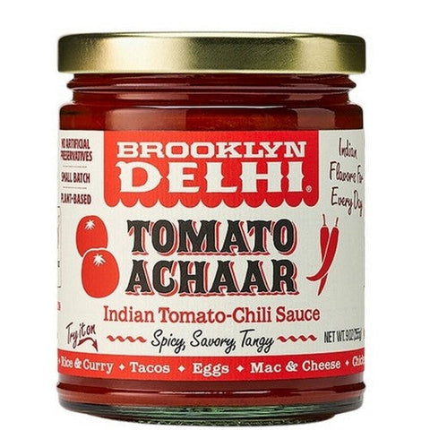 Brooklyn Delhi, Tomato Achaar Indian Chili Sauce, 9 Oz (Case Of 6) Brooklyn Delhi