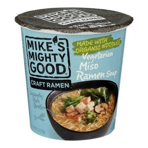 Mike's Mighty Good, Ramen Organic Vegetarian Miso Cup, 1.6 Oz (Case Of 6) Mike's Mighty Good