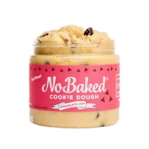 Nobaked Cookie Dough, Edible Chocolate Chip Cookie, 16 Oz (Case Of 6) Nobaked Cookie Dough