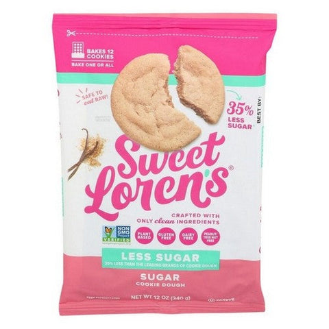 Sweet Loren's, Cookie Dough Less Sugar Sugar Cookie, 12 Oz (Case Of 6) Sweet Loren's