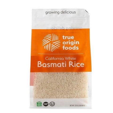True Origin Foods, White Basmati Rice, 32 Oz (Case Of 6) True Origin Foods