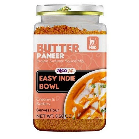 Alcoeats, Butter Paneer Simmer Sauce Mix, 3.5 Oz (Case Of 6) Alcoeats