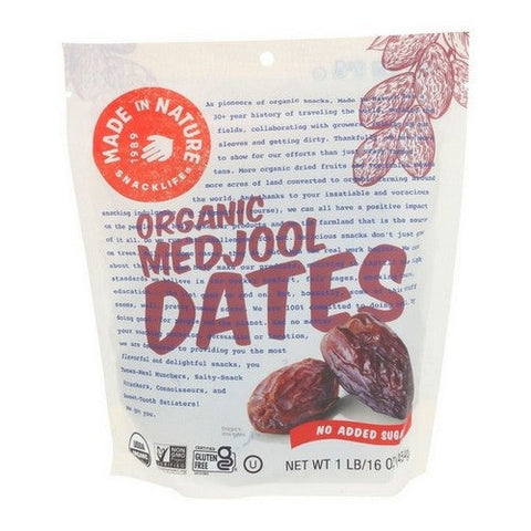 Made In Nature, Medjool Dates, 16 Oz (Case Of 6) Made In Nature
