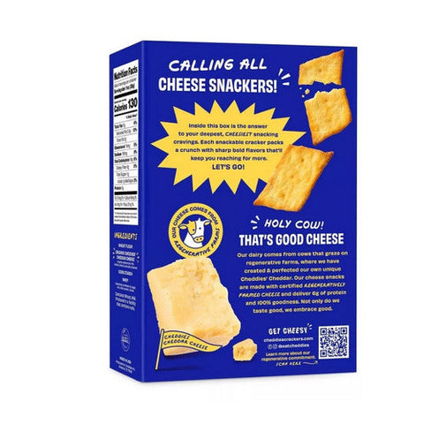 Cheddies, Classic Cheddar Cheesy Crackers, 4.2 Oz (Case Of 6) Cheddies