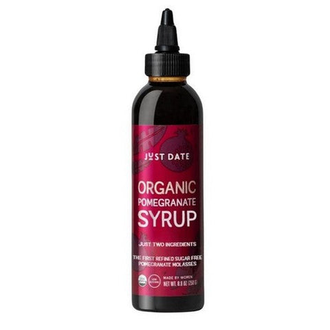Just Date Syrup, Organic Pomegranate Syrup, 8.8 Oz (Case Of 6) Just Date Syrup