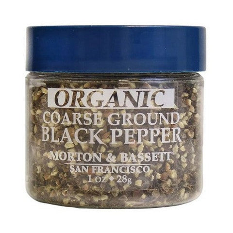 Morton & Bassett, Spice Black Pepper Coarse Ground, 1 Oz (Case Of 3) Morton & Bassett