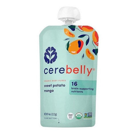 Cerebelly, Baby Puree Sweet Potato Mango, 4 Oz (Case Of 6) Cerebelly