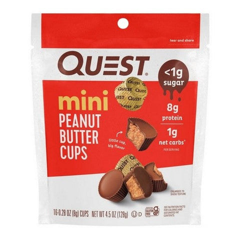 Quest, Peanut Butter Cups Mini, 4.05 Oz (Case Of 6) Quest