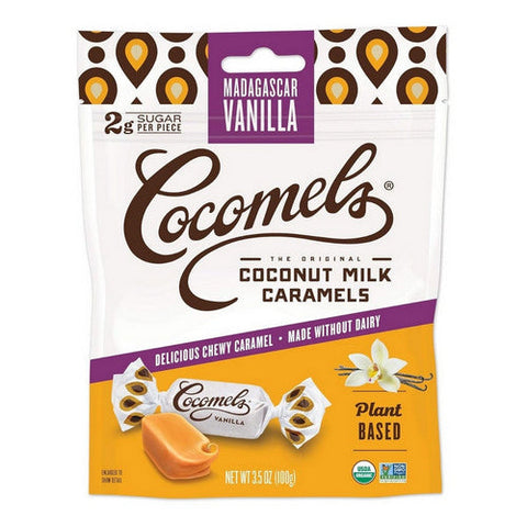 Cocomels, Cocomel Organic Coconut Milk Caramels Vanilla, 3.5 Oz (Case Of 6) Cocomels